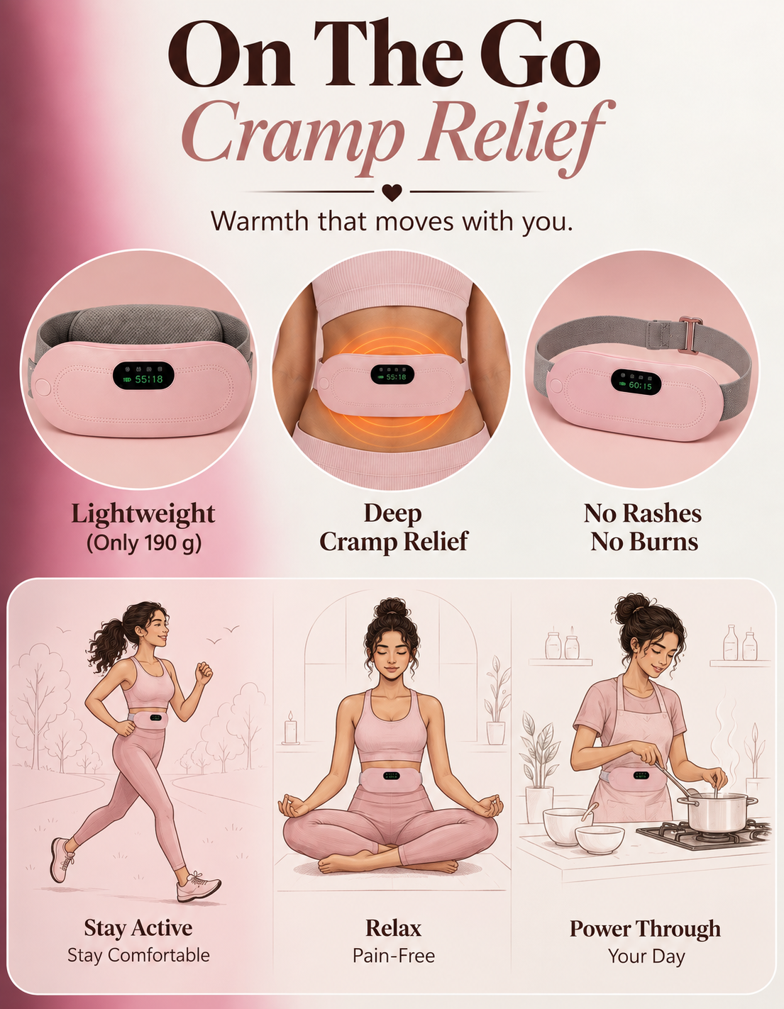 Cinturón menstrual